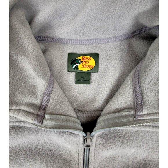 Bass Pro Shops Boys Grey Fleece Jacket Winter Warm Size XL NWOT JH1252 - Picture 4 of 4
